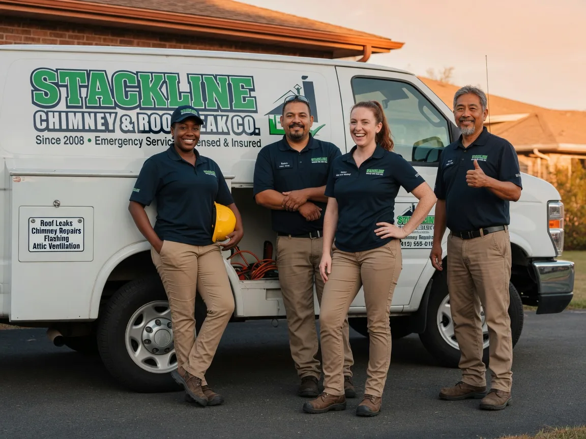 Chimney flashing repair company in Yorkville, IL